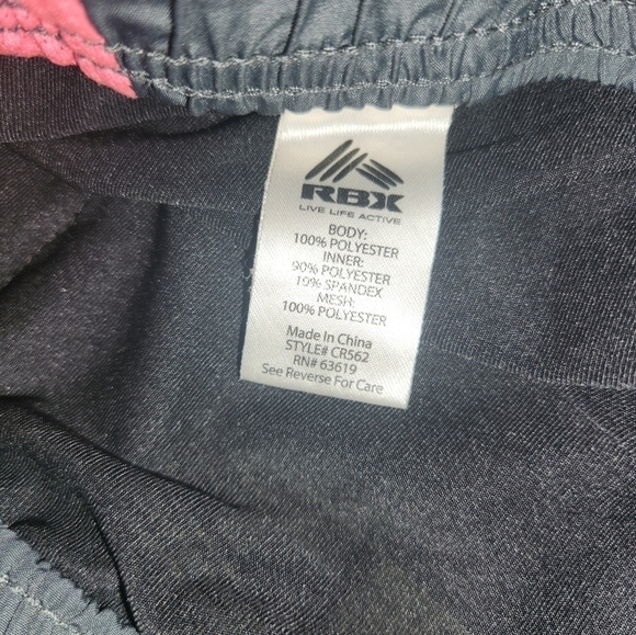 Rbx Performance Active Shorts with Black Spandex Size Medium Dri Fit - Picture 3 of 5